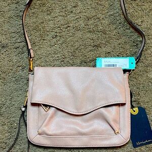 Beige Moda Luxe Ela Fold Over Crossbody (BRAND NEW)